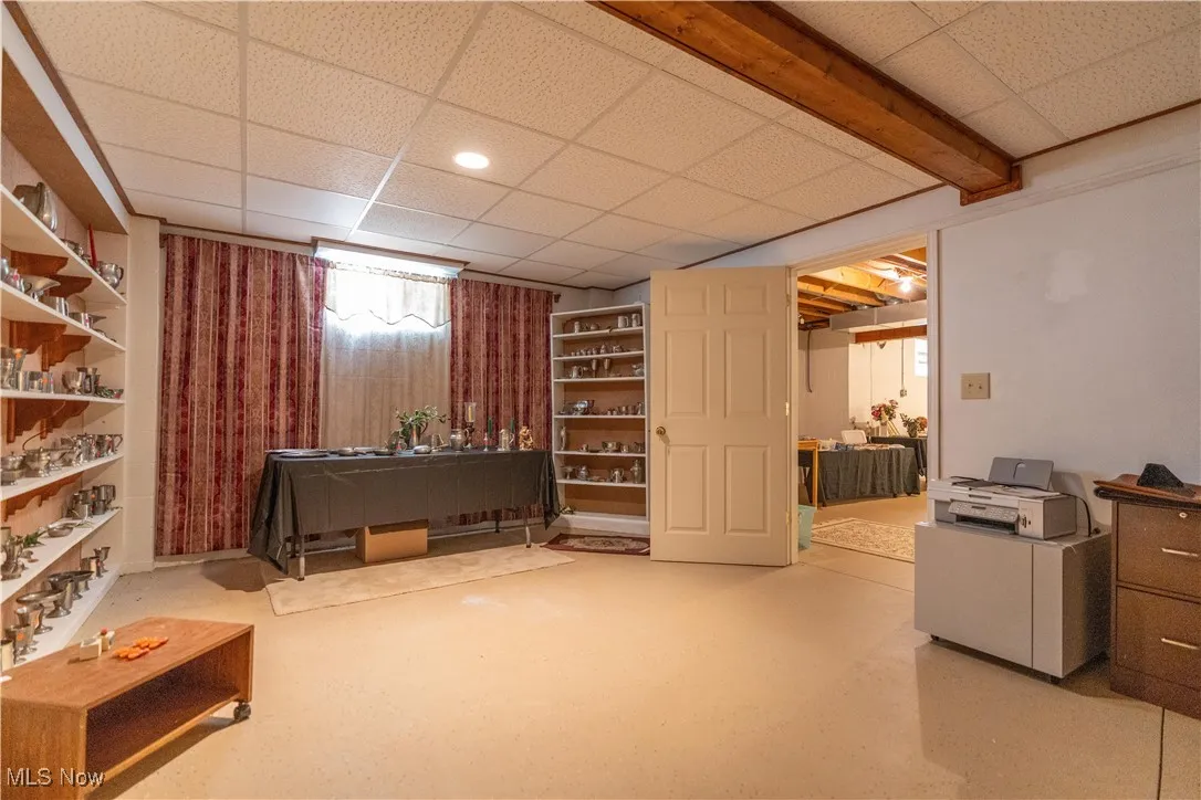 Finished room in the basement