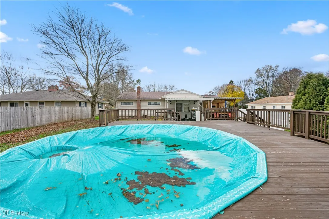 Big deck for the pool parties