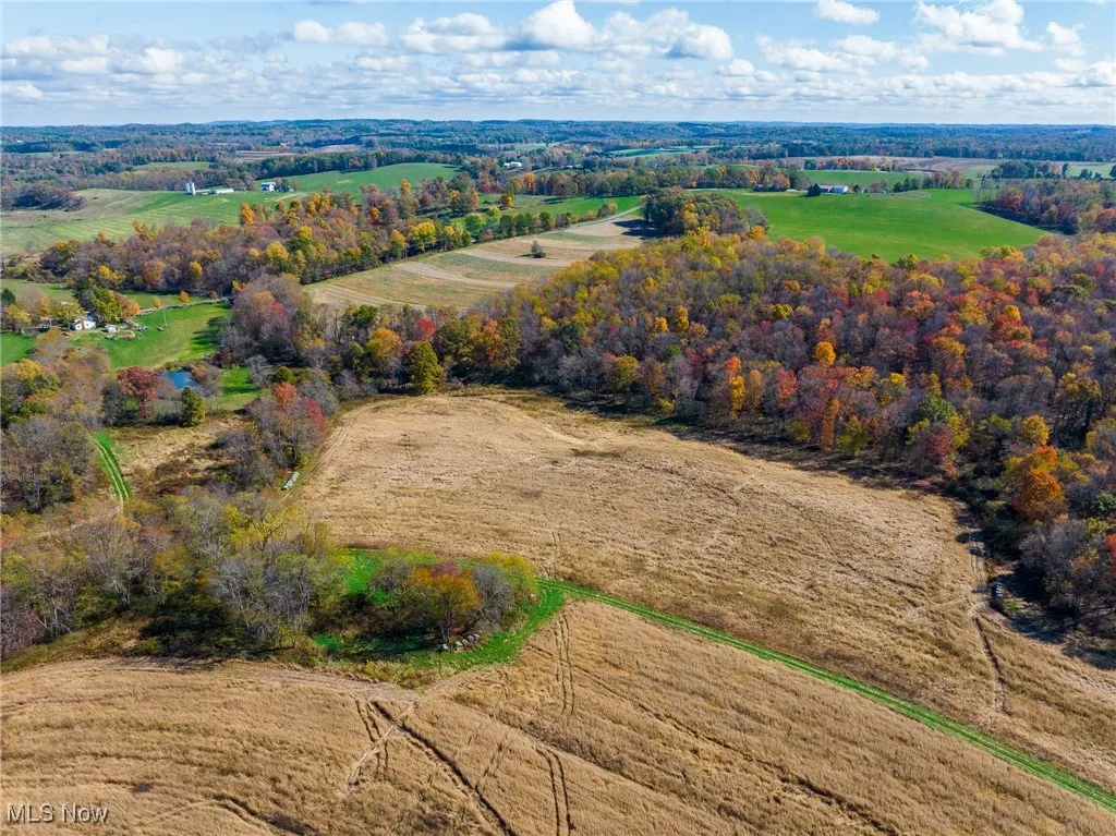 View of rural area featuring property parcel outlined