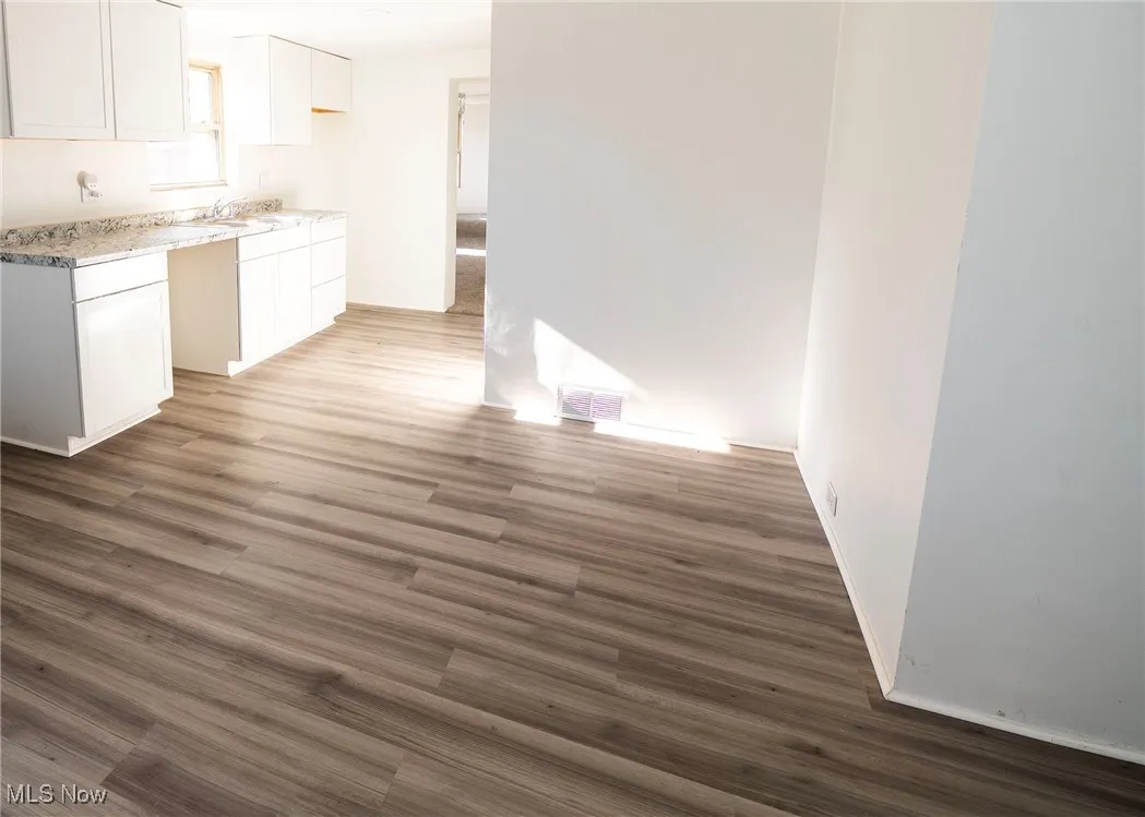 View of kitchen area