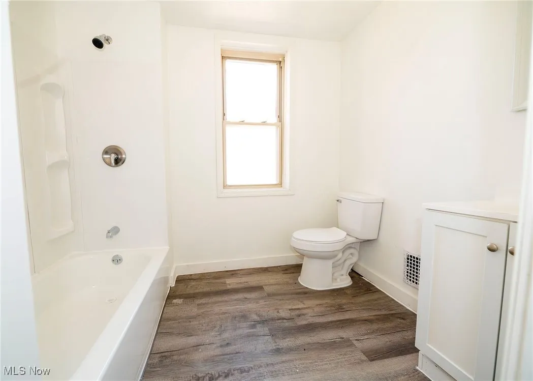 View of full bath on upper level