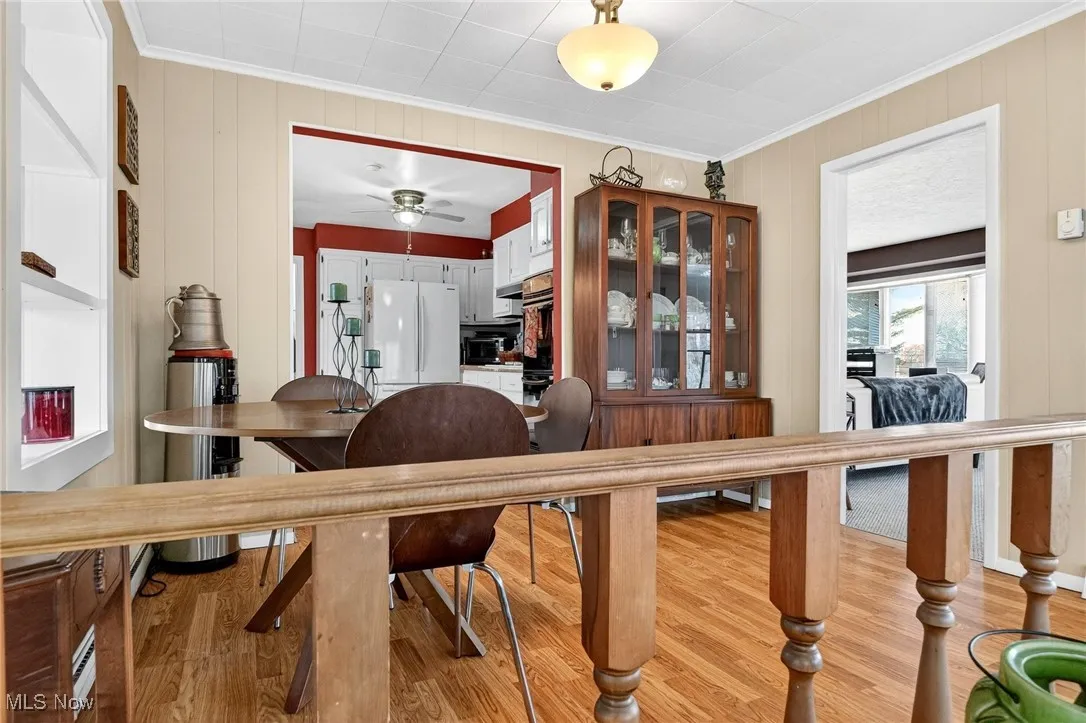 Looking in from Sun Room