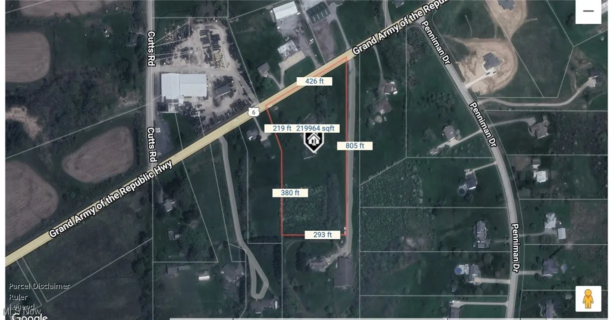 Estimated parcel lines