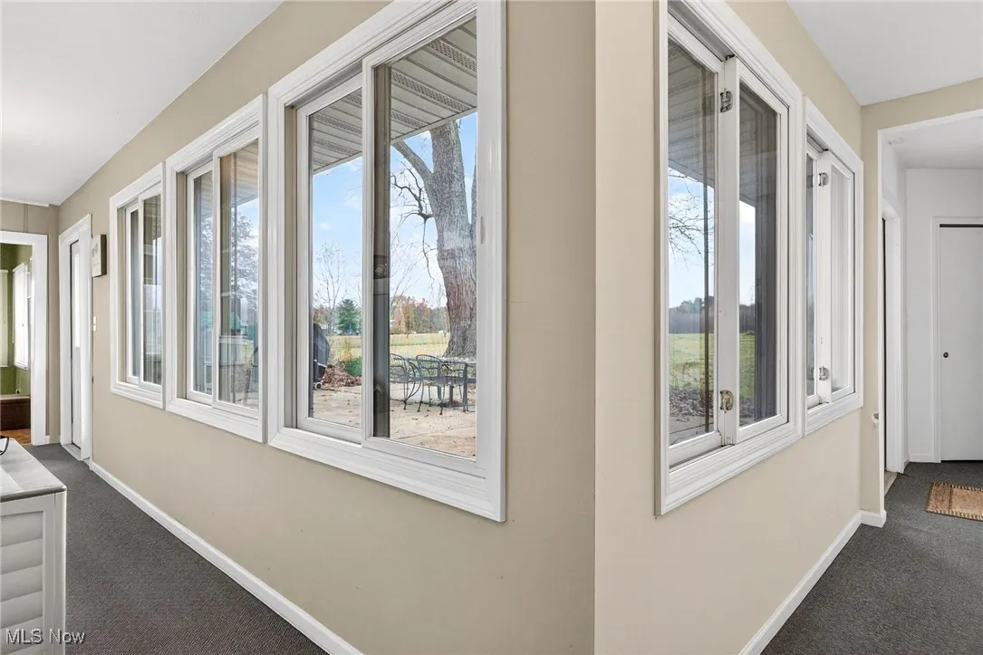 In-law suite entry and hallway accessing main living area