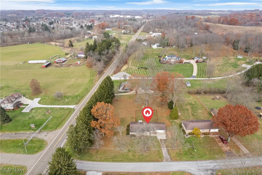 Don't miss this spacious brick ranch on an acre just off State Route 800 near Veterinarian, Bank, and Crossroads shopping center. This is north view which will have you in Canton in 15 minutes.