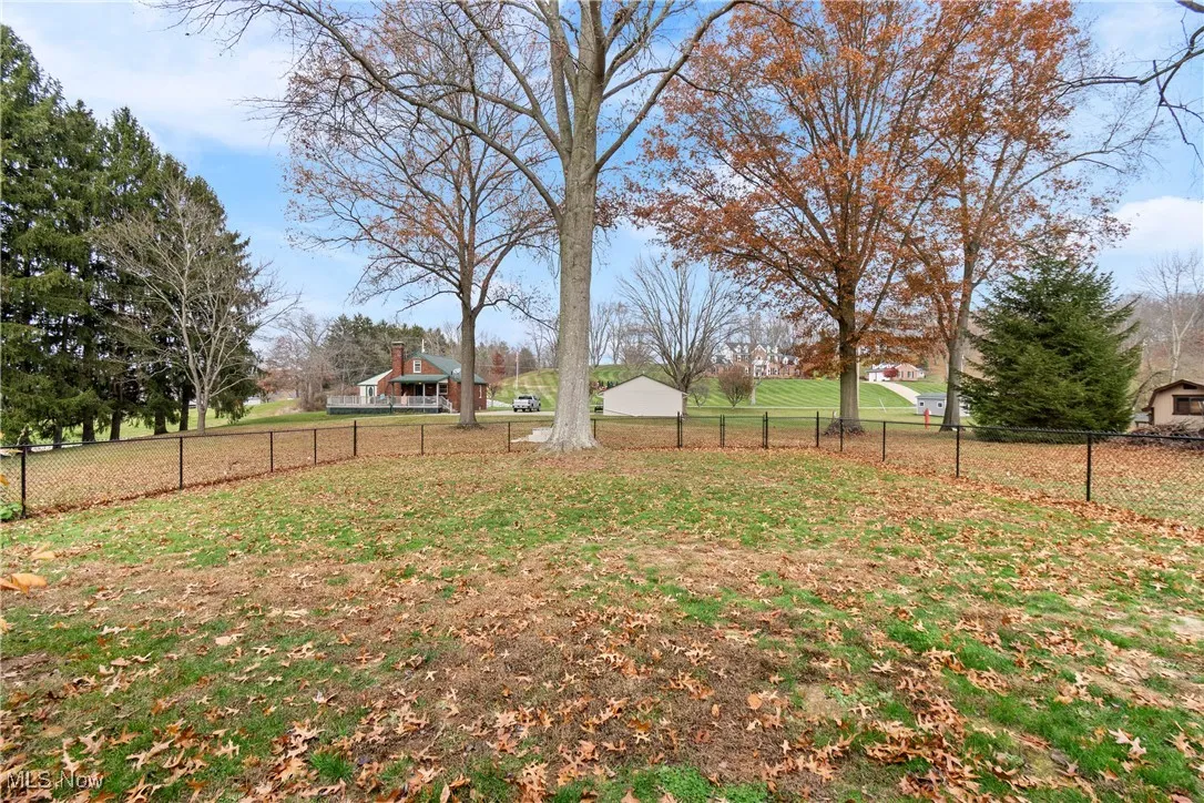 Huge fenced-in yard is great for kids or pets.