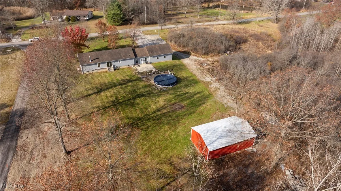 Aerial view of property and surrounding area