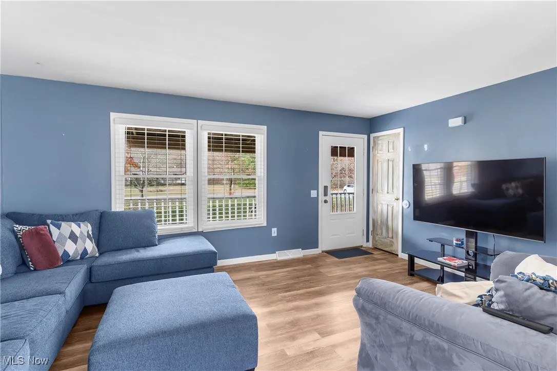 Living area - as you walk in the front door from the covered porch.