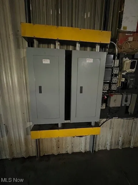 Utility room with electric panel