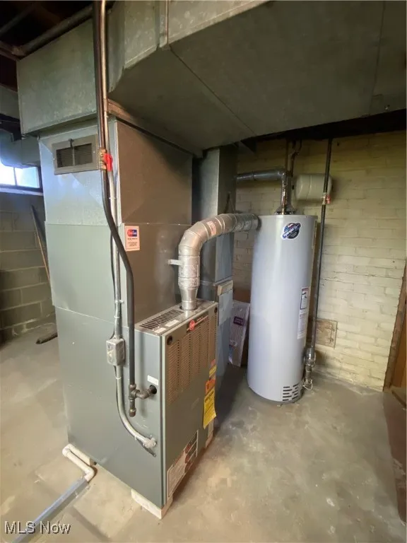 Furnace with hot water tank