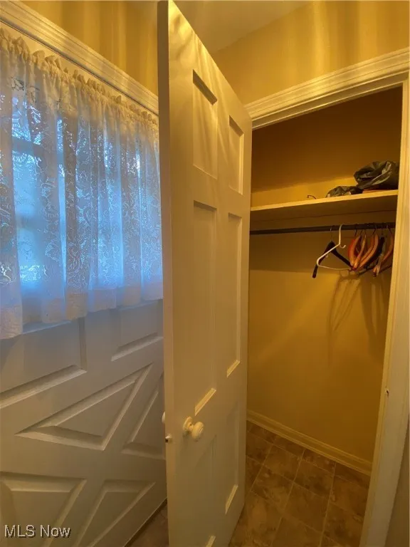 Front door entry with closet