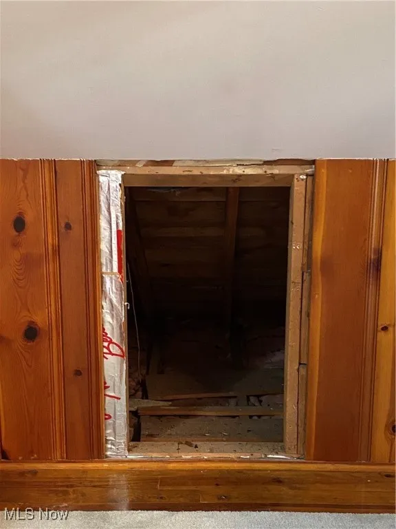 Storage areas on second floor