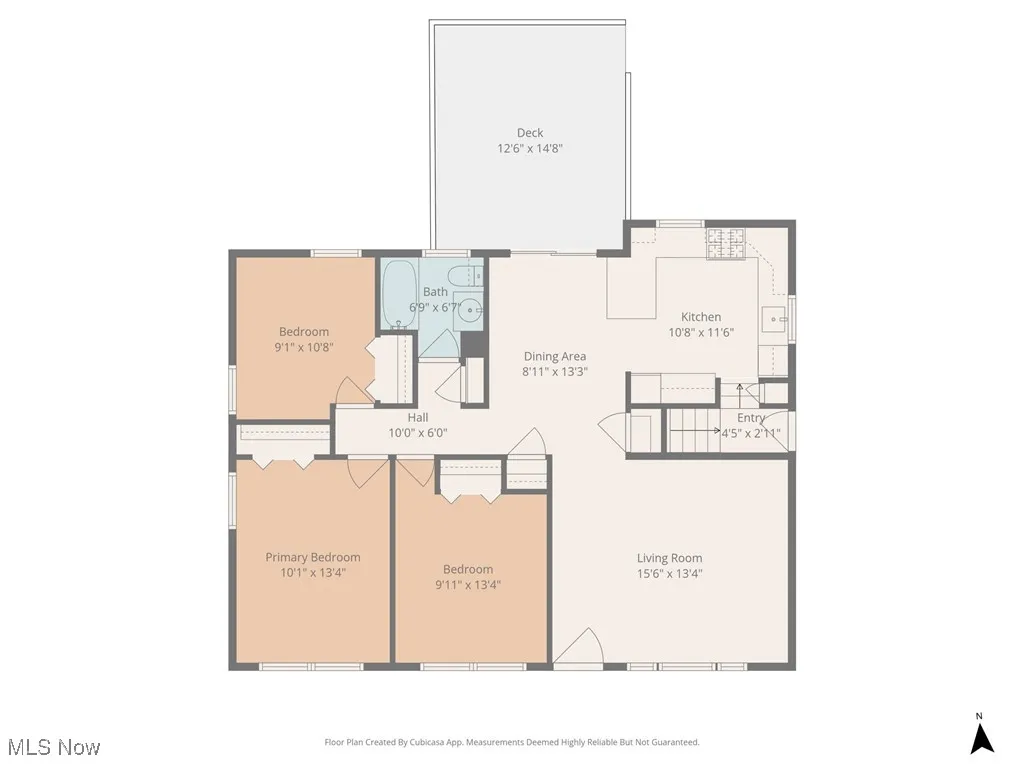 View of main level layout