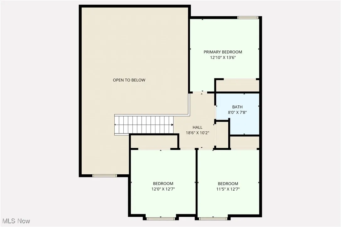 View of room layout
