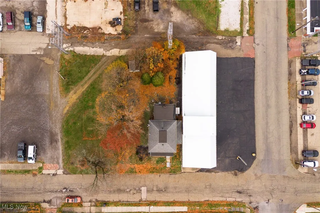Aerial view of property's location