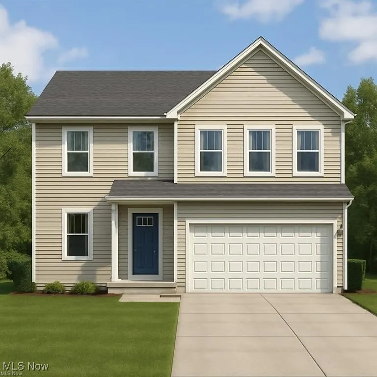 Rendering of the house to be built.