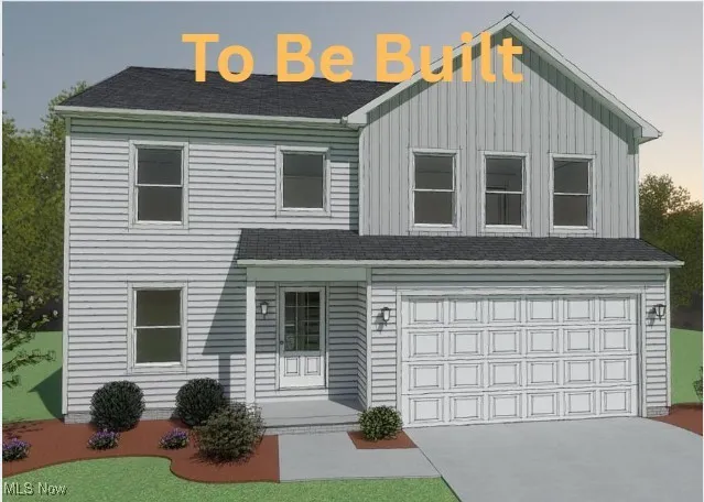 Rendering of the house to be built.