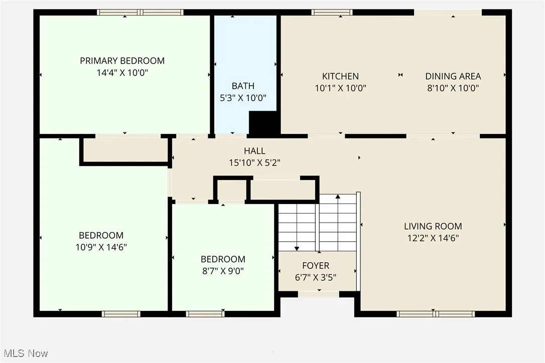 View of main level floorplan