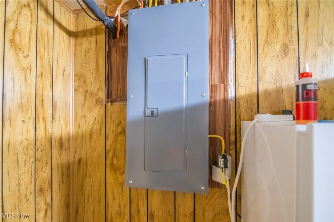 Utility room featuring electric panel