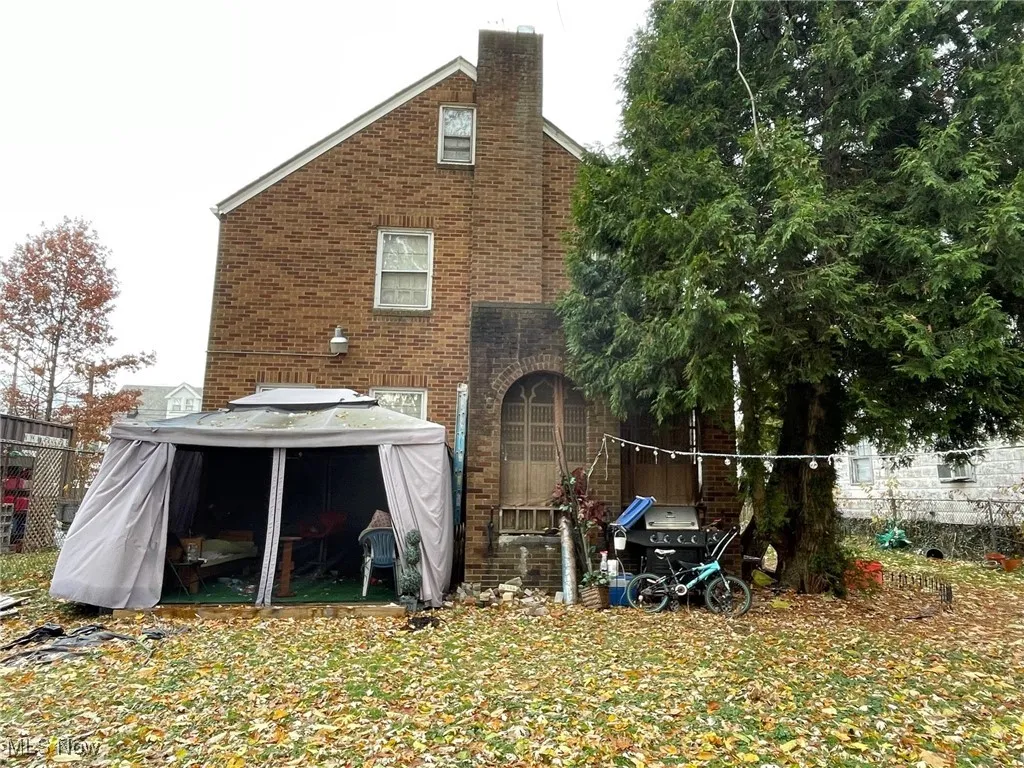 Rear view of the property