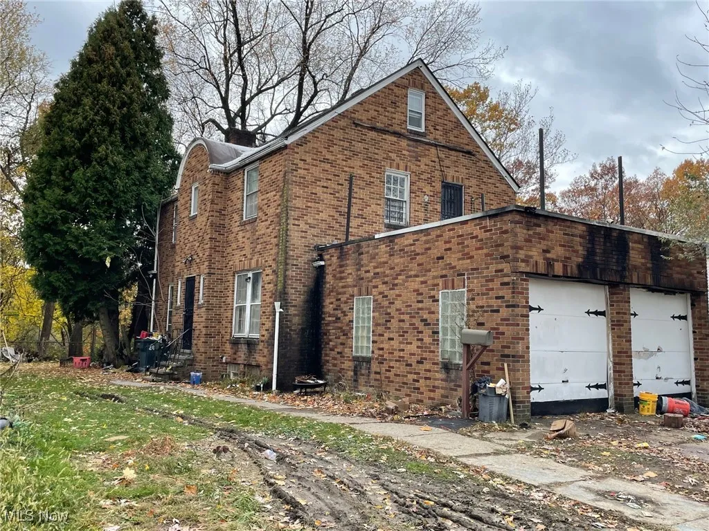 East view of the property