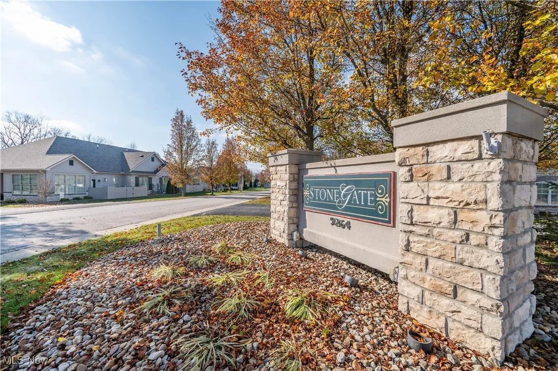 Entrance into the development