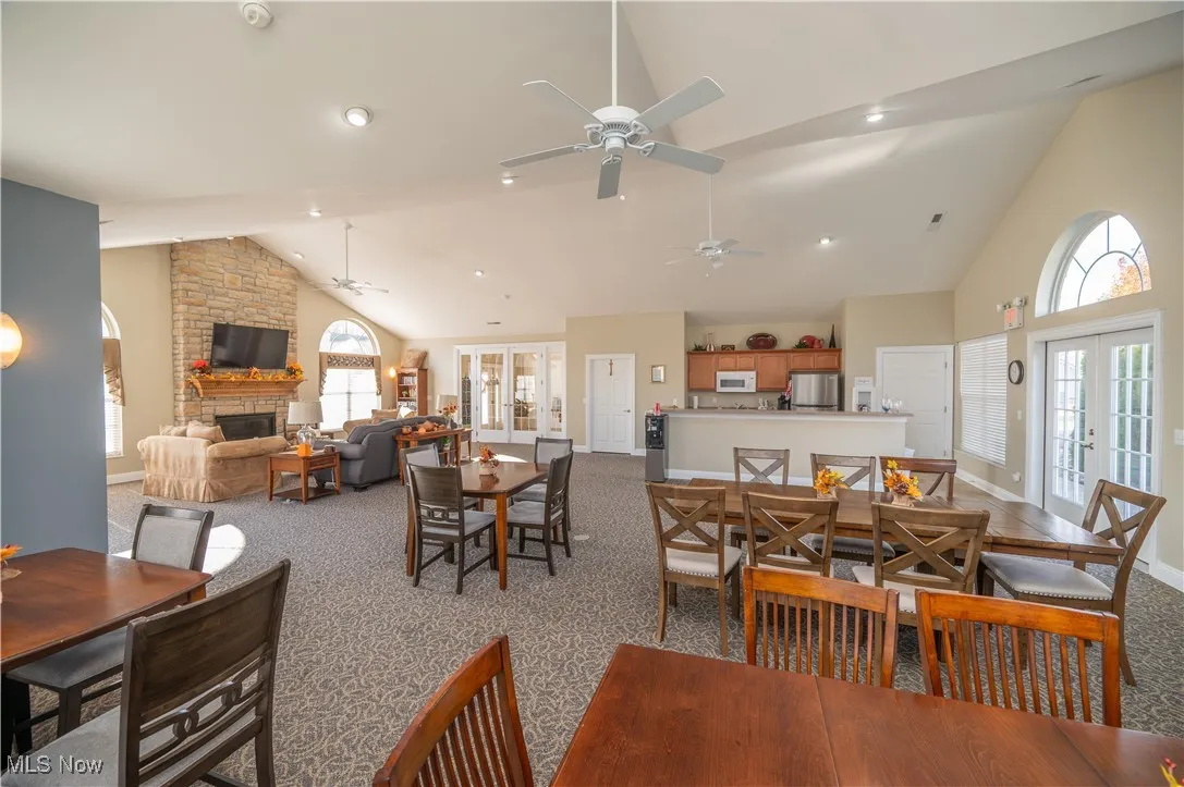 Community dining area