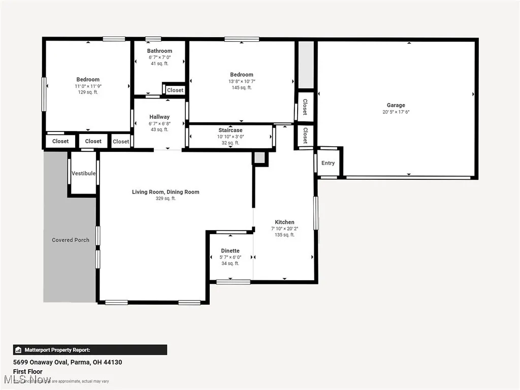 5699 Onaway Oval, Parma, Ohio 44130,MLS Now Listing ID
