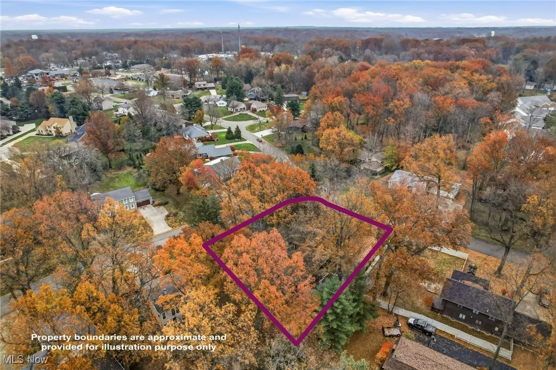 Aerial view of the community