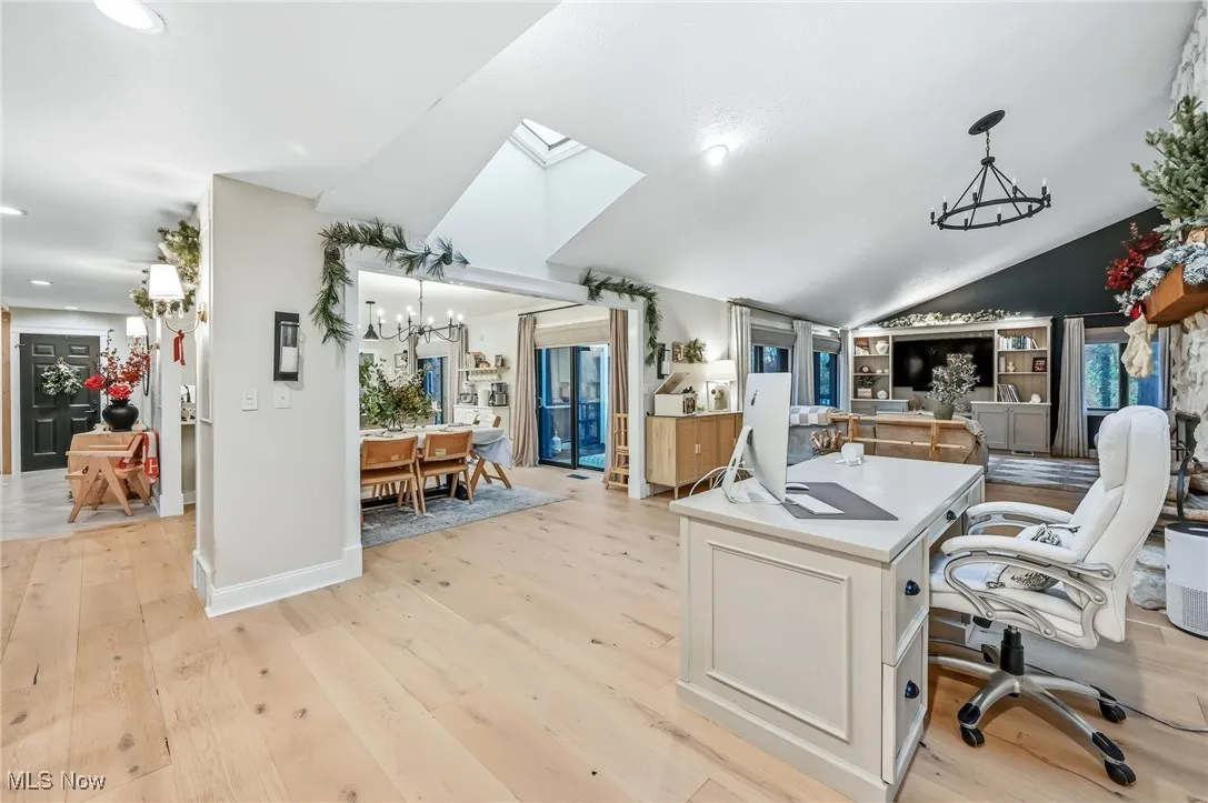 Open concept floorplan is highly functional