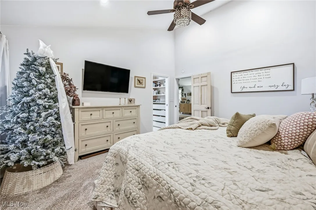 Primary bedroom with plenty of space for all your furniture