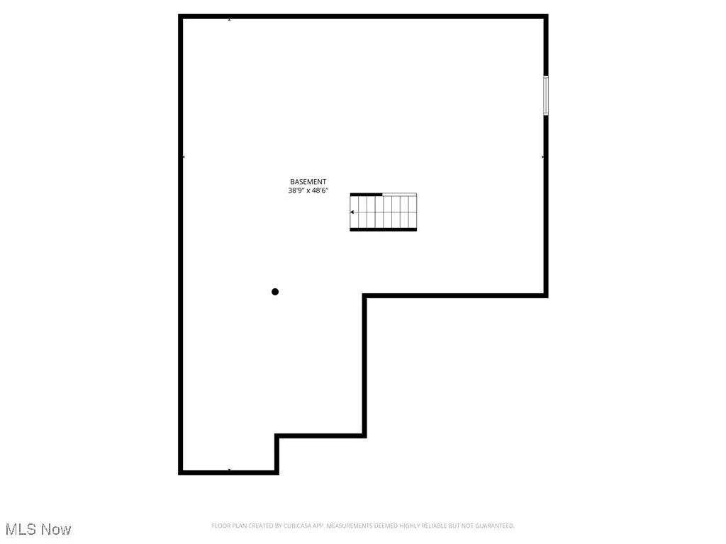 Unfinished Basement- Plumbed for future bath