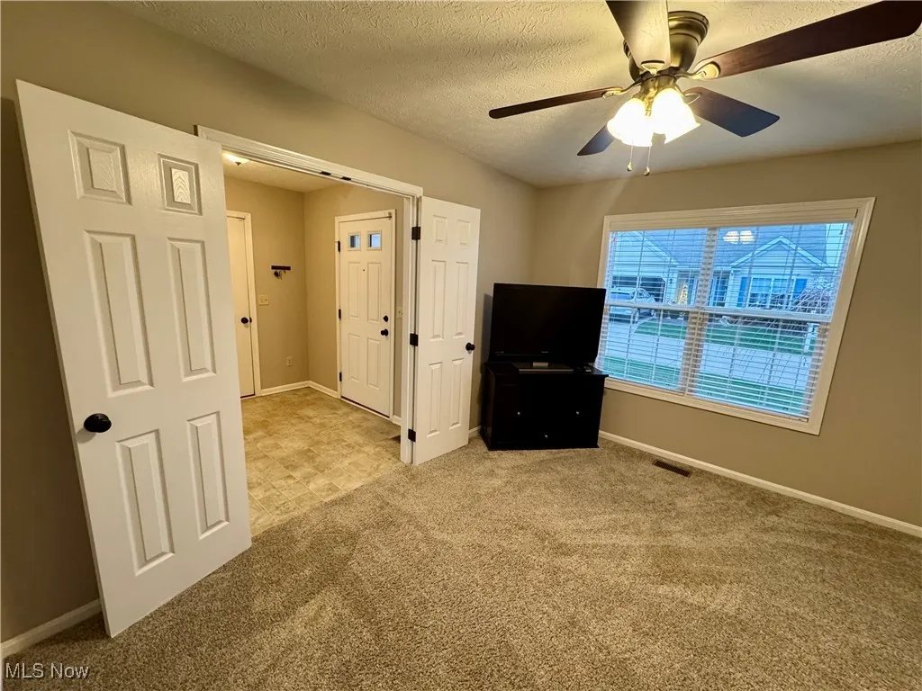 French doors lead to front foyer