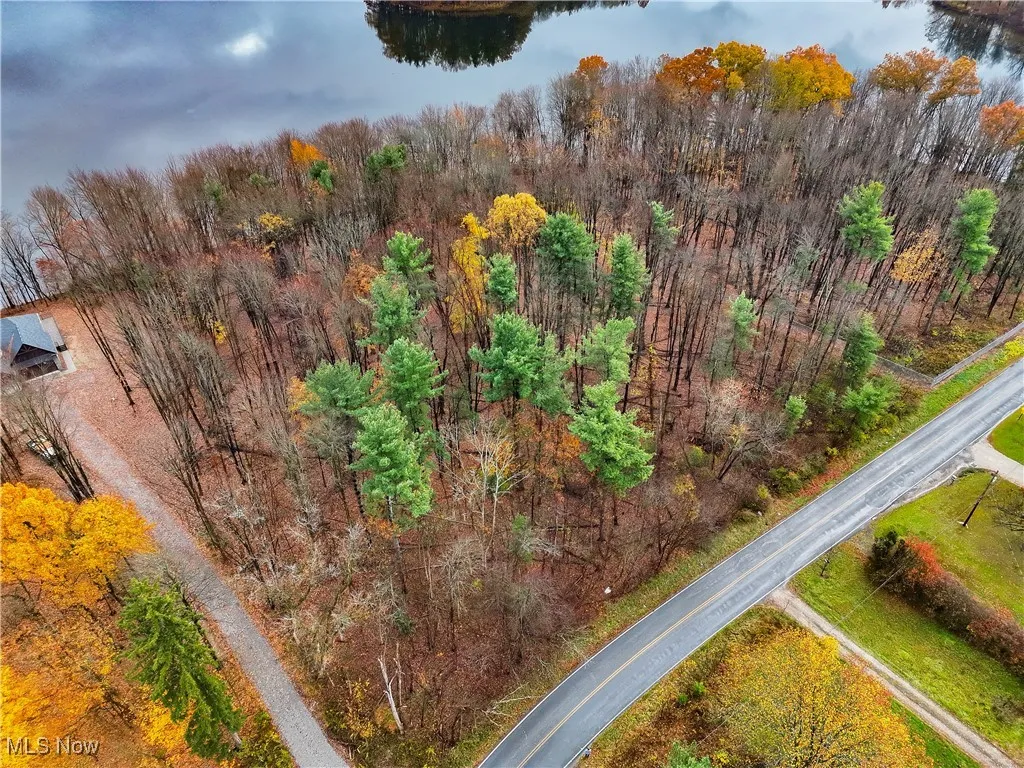 Aerial view of property's location