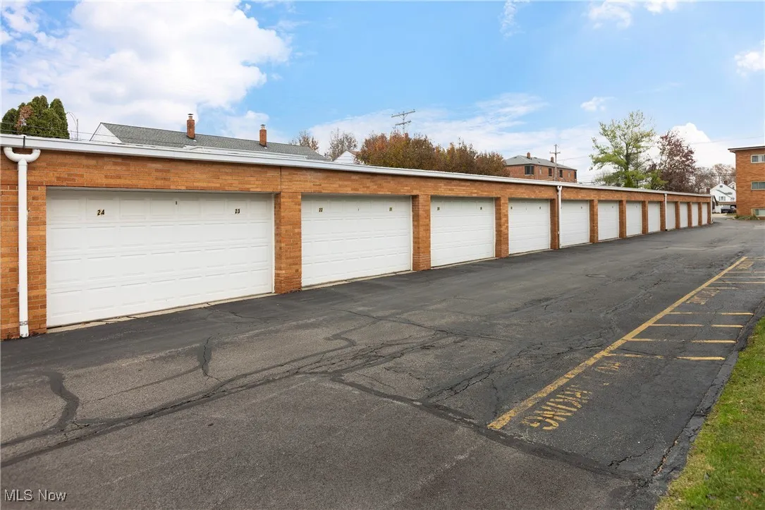 Garage space #24 offers room for some storage too.