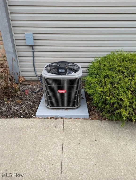Central air conditioner installed July 2021
