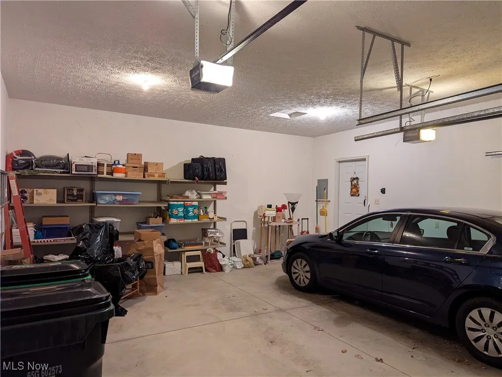 Inside of garage