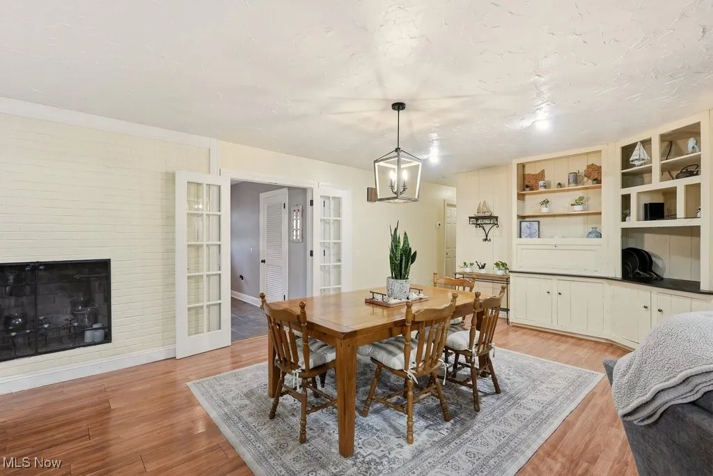 Dining Room with Fireplace