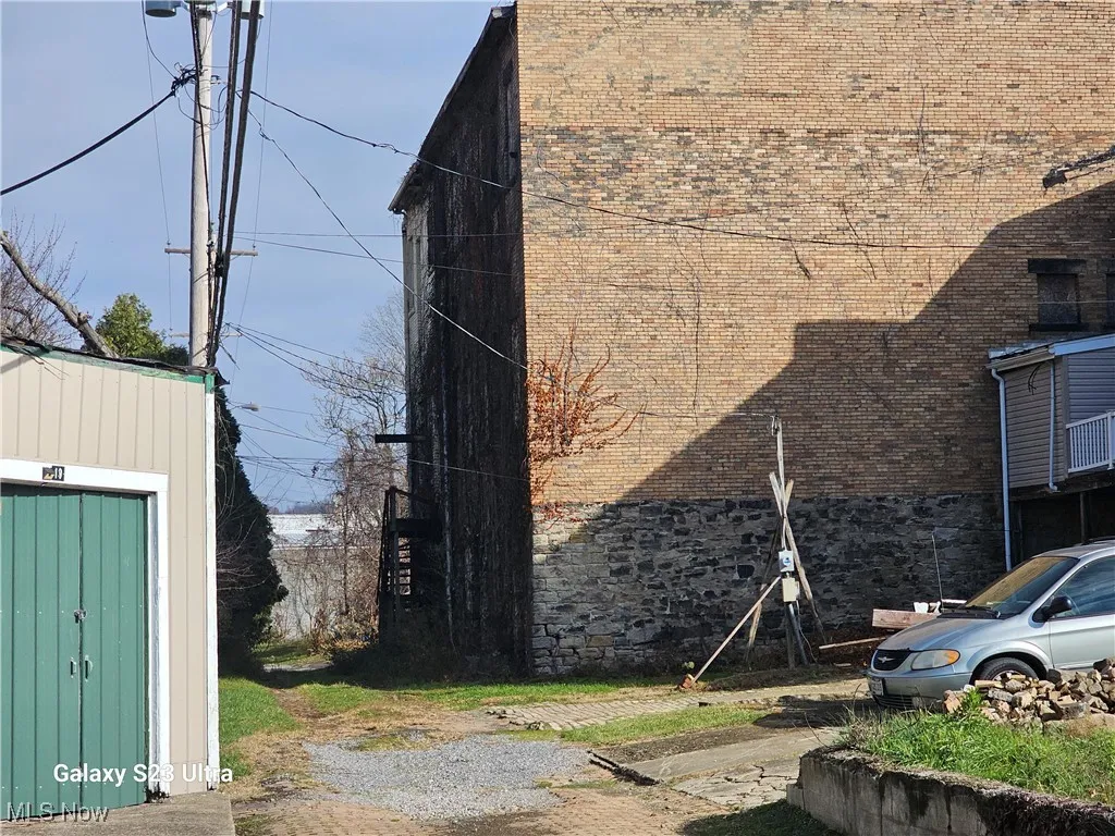 Back of building and alley