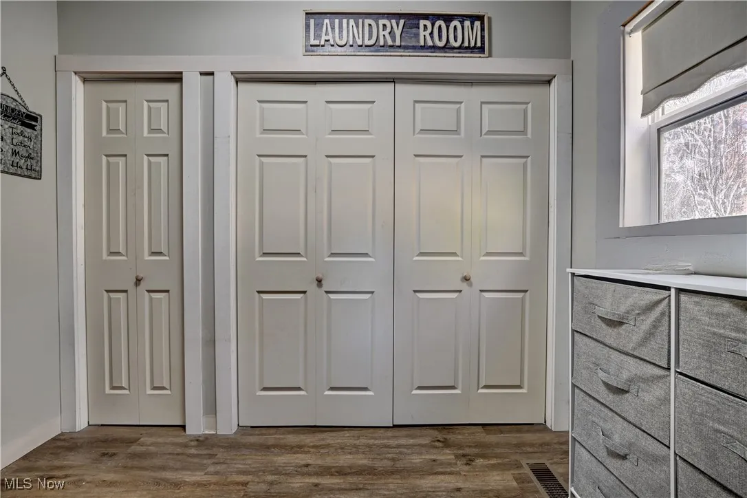 Detailed view of wood finished floors