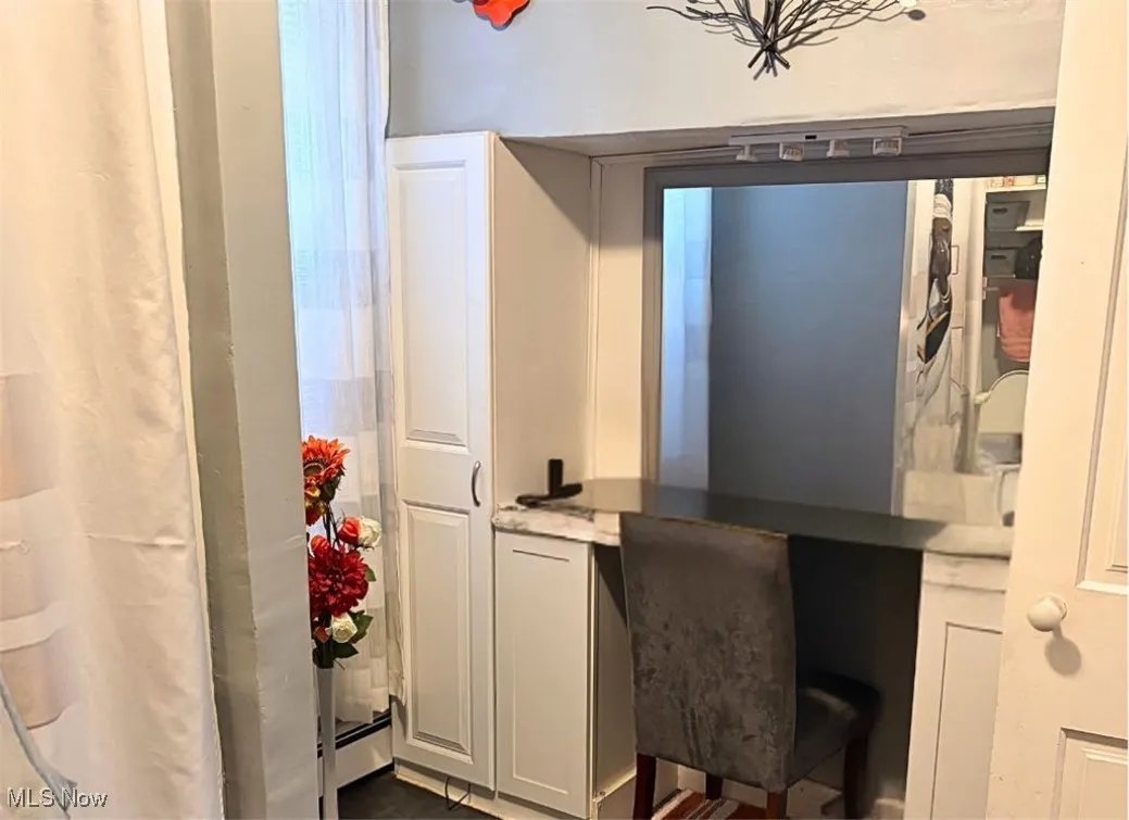 View of bathroom vanity