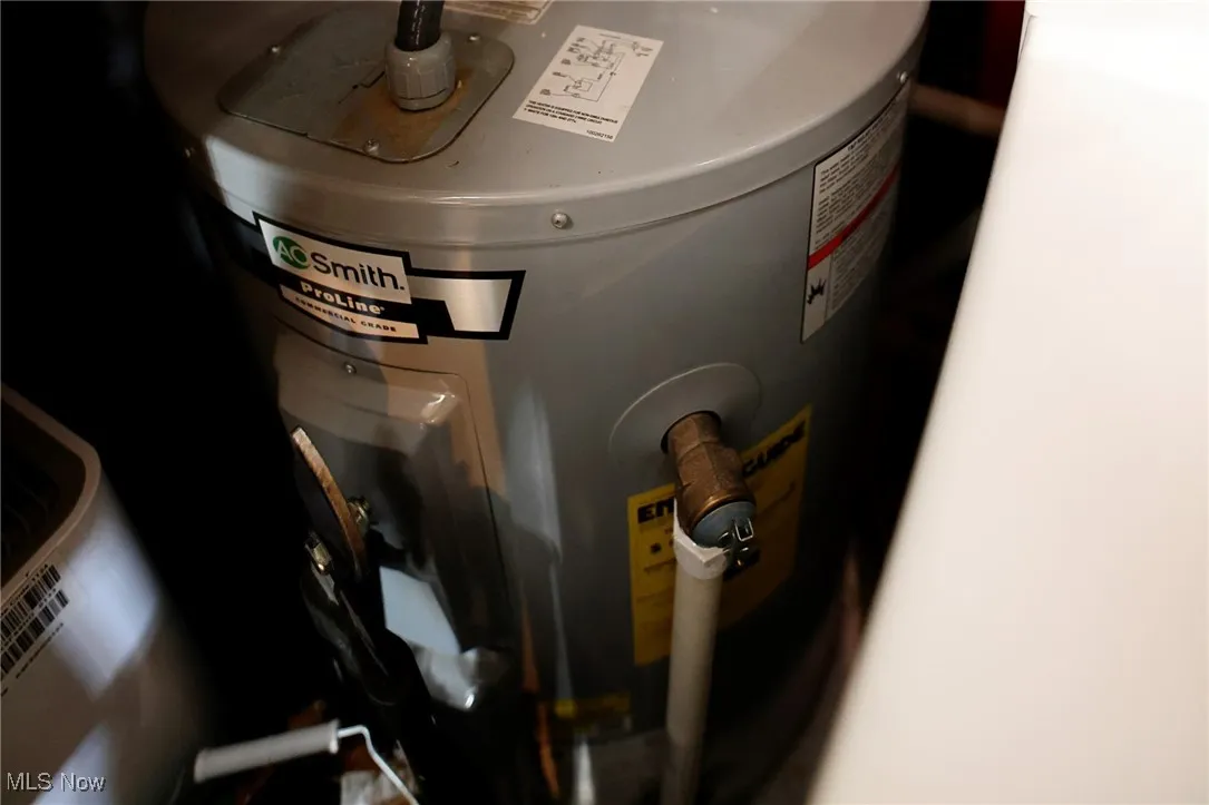 Detailed view of water heater