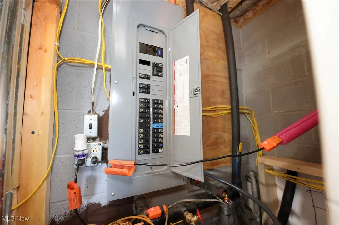 Utilities featuring electric panel