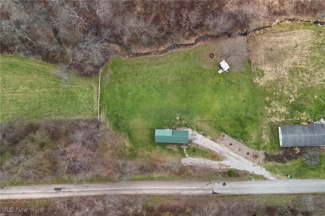 Aerial view of property and surrounding area