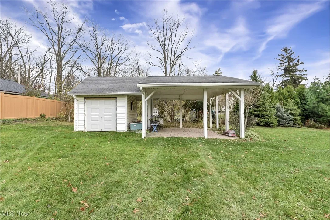 Detached covered patio
