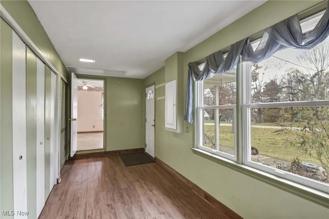 View of Entry/Mud room leading into kitchen