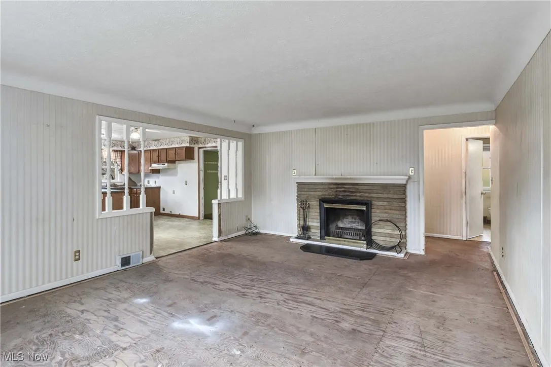 Wood Burning Fireplace