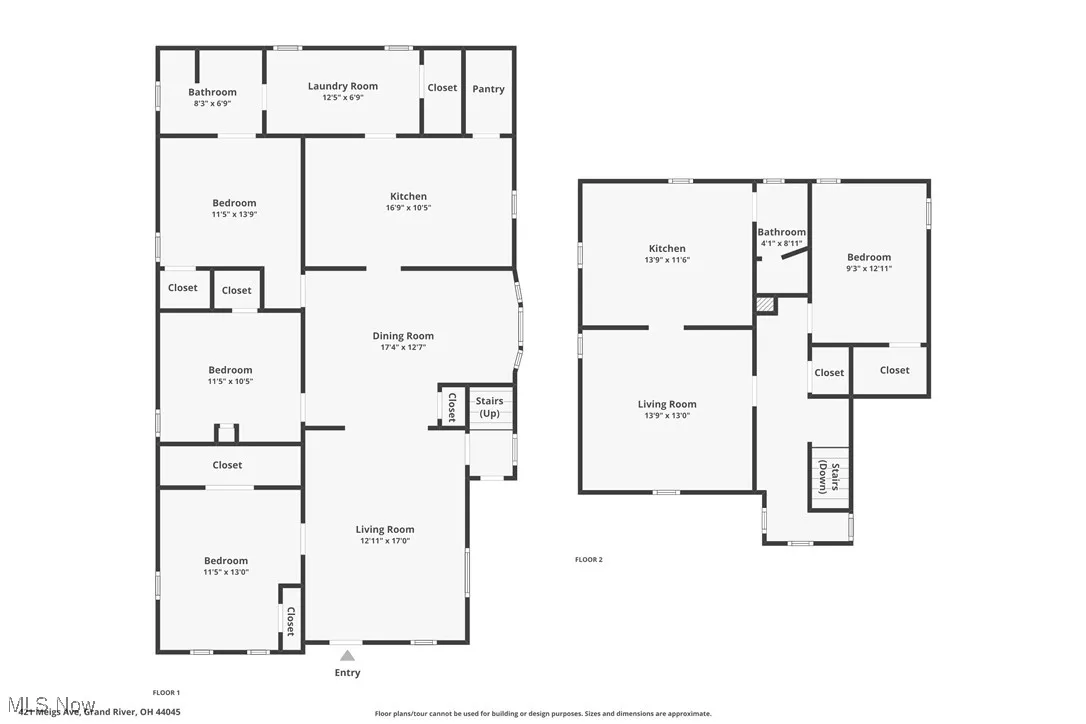 421 Meigs Avenue, Grand River, Ohio 44045,MLS Now Listing ID