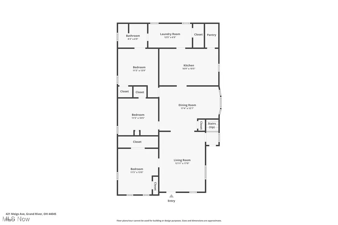 421 Meigs Avenue, Grand River, Ohio 44045,MLS Now Listing ID