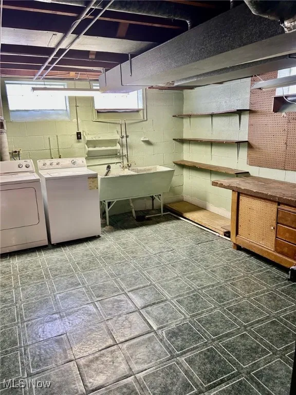 Washer and dryer included